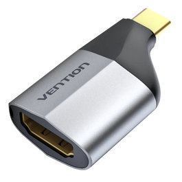 Vention Adaptador USB Tipo-C Macho a HDMI Hembra 4K TCAH0 Gris